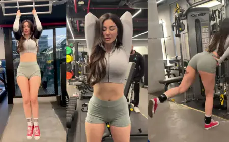 Giorgia Andriani Motivates Fans with Her Latest Workout Video: 'Burning Off the Sins of 2024'