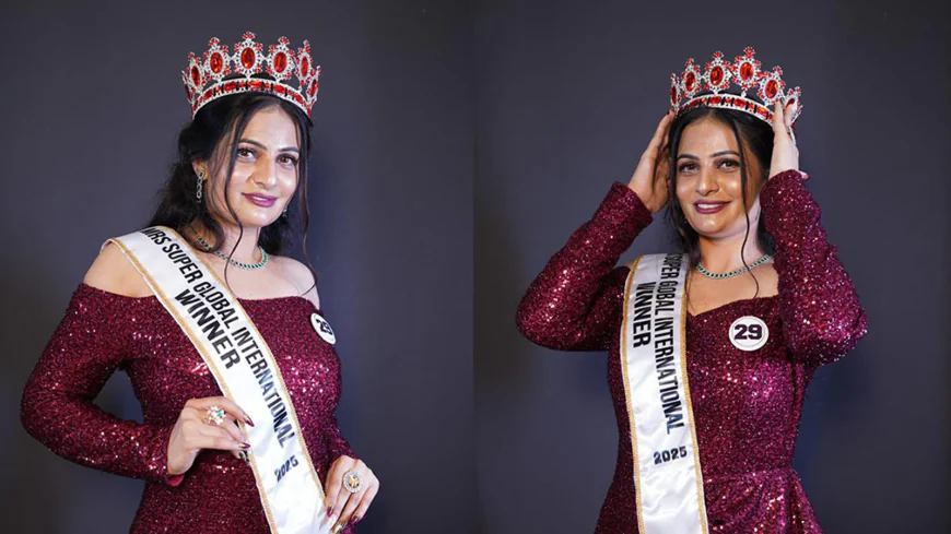Sonia Choudhary Claims Mrs. Super Global International Title