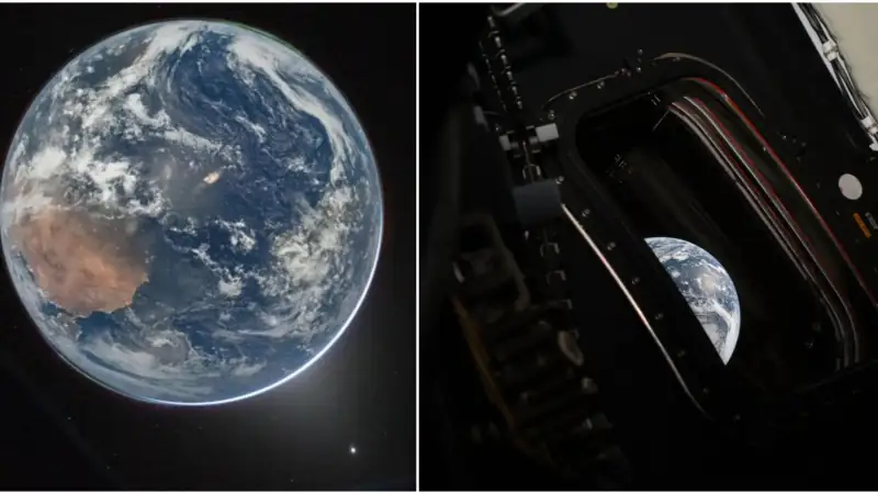 Artemis II Astronauts Capture Breathtaking Earth Views from 180,000 KM, First Lunar Approach Since 1972